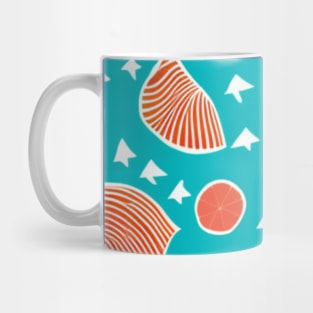 Abstract Tropical Beach Picnic (MD23SMR007b) Mug